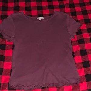 Purple Edge Lettuce Cut Top